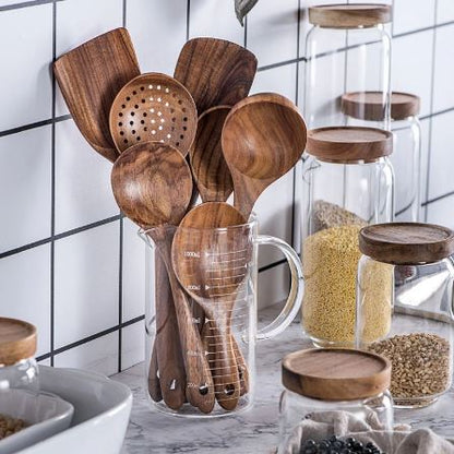 Thailand Teak Natural Wood Kitchenware