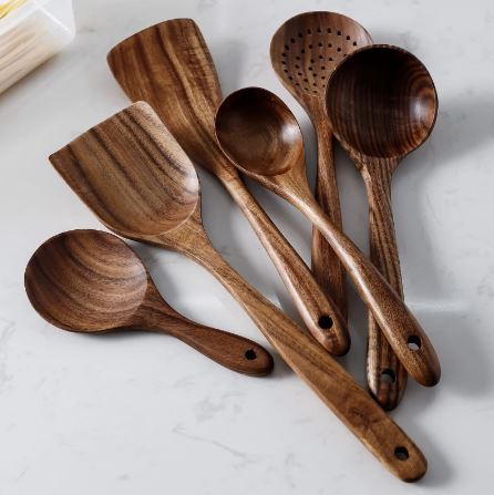 Thailand Teak Natural Wood Kitchenware