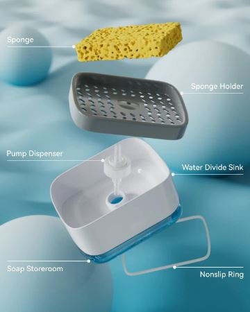 Sponge Holding Soap Dispenser