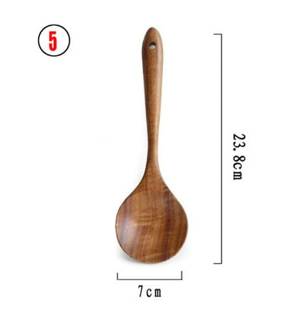 Thailand Teak Natural Wood Kitchenware