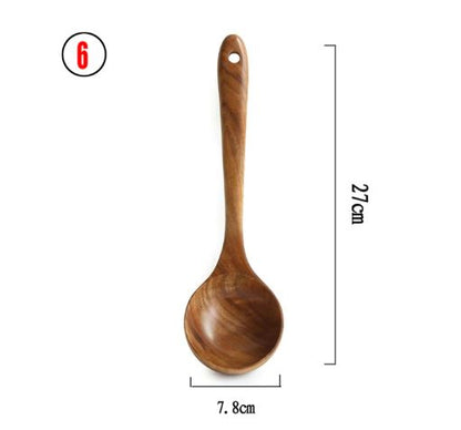 Thailand Teak Natural Wood Kitchenware