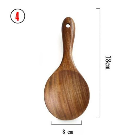 Thailand Teak Natural Wood Kitchenware